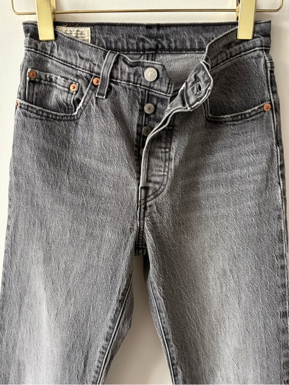 Levi’s 501® Original Fit Women's Jeans in Color Pretty Pleasing - Black - Picture 5 of 6